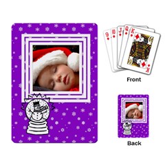 Snowman - Playing cards - Playing Cards Single Design (Rectangle)