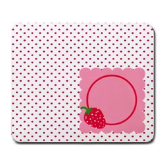 Strawberries mousepad 01 - Large Mousepad