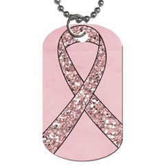 Breast Cancer Awareness Dog Tag-1 side - Dog Tag (One Side)