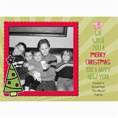 Fun christmas card 3 - 5  x 7  Photo Cards