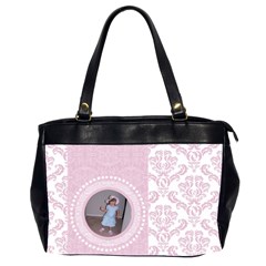 Simply Pink Oversize Office Handbag - Oversize Office Handbag (2 Sides)