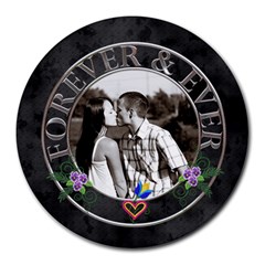 Forever & Ever Round Mousepad