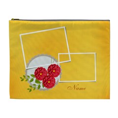 Cosmetic Bag (XL)- template flowers1