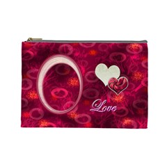 I heart you Love  Large Cosmetic Bag - Cosmetic Bag (Large)