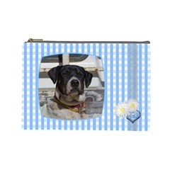 Baby Blue large Cosmetic Case  - Cosmetic Bag (Large)