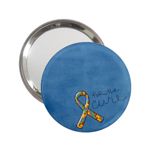 Autism Awareness Small Mirror By Mikki Front