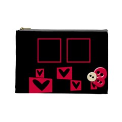 HEARTS - Cosmetic Bag (Large)  