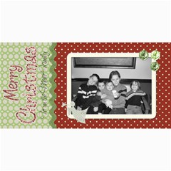Merry Christmas card 2 - 4  x 8  Photo Cards