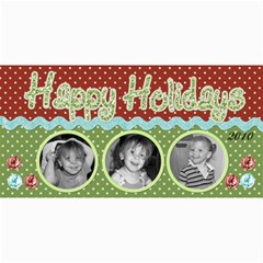 Happy holidays card 2 - 4  x 8  Photo Cards