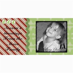 Merry Christmas card 4 - 4  x 8  Photo Cards