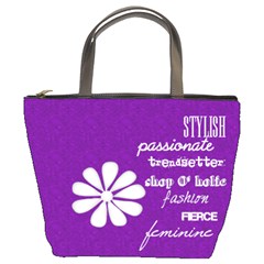 Girl s Purple Diva Bucket Bag