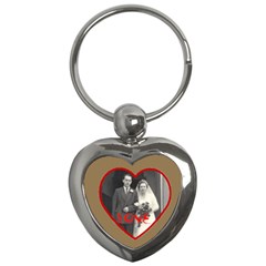 red love heart wedding keyring - Key Chain (Heart)