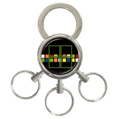 colors -  Key chain - 3-Ring Key Chain