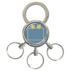 3-Ring Key Chain- template1