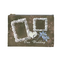 I Heart You Our Wedding Day Large Cosmetic Bag - Cosmetic Bag (Large)