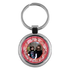 peppermint candy keychain - Key Chain (Round)