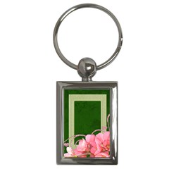 Pink & Green - key chain - Key Chain (Rectangle)