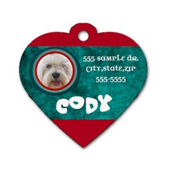 dog tag - Dog Tag Heart (Two Sides)