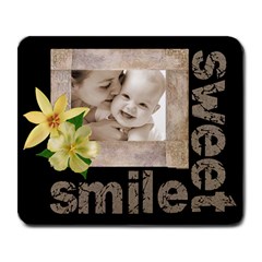 sweet smile mousemat - Large Mousepad