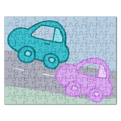 car puzzle - Jigsaw Puzzle (Rectangular)
