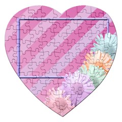 flower puzzle - Jigsaw Puzzle (Heart)