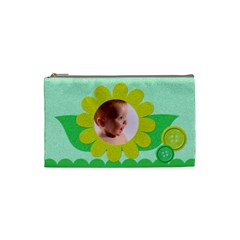 Green and yellow  -  Custom Cosmetic Bag - Cosmetic Bag (Small)