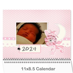 Calendar- Precious (Girl) - Wall Calendar 11  x 8.5  (12-Months)