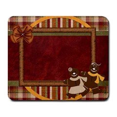 Mouse Pad-Gingy Holiday - Large Mousepad