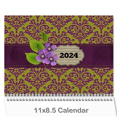 Calendar- Lavander Love - Wall Calendar 11  x 8.5  (12-Months)