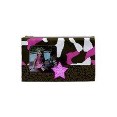Small Pink Cammo Cosmetic Bag - Cosmetic Bag (Small)