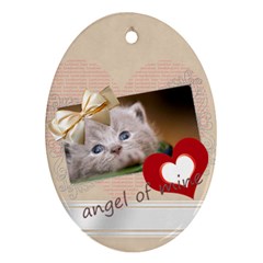 angel of mine - Ornament (Oval)