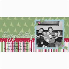 Happy Holiday card 2 - 4  x 8  Photo Cards