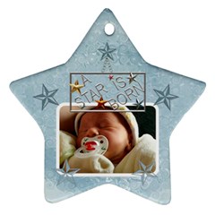 A Star is Born Baby Boy Ornament - Ornament (Star)