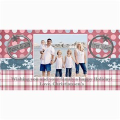 winter holiday card - 4  x 8  Photo Cards