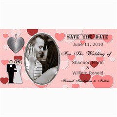 Wedding Save The Date Cards #2 - 4  x 8  Photo Cards