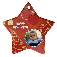 Happy New Year - Ornament (Star)