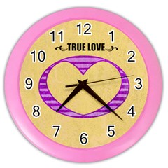 True love - Clock - Color Wall Clock