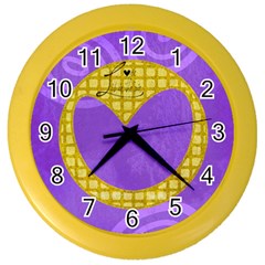 Love is in the air - CLOCK - Color Wall Clock