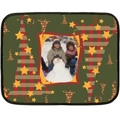 Christmas stars fleece blanket - Fleece Blanket (Mini)