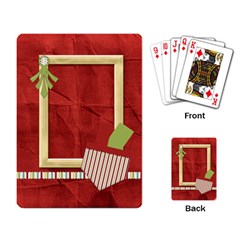 Happy Holidays Playing Cards 1001 - Playing Cards Single Design (Rectangle)