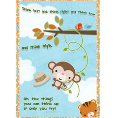 {ScrapDZines} Happy Card 1 - Greeting Card 5  x 7 