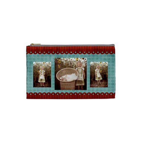 Scalloped Edge Cosmetic Bag By Sheena Front