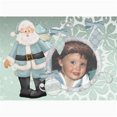 Christmas 7x5 santa2 - 5  x 7  Photo Cards