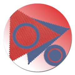 Shapes magnet - 5   - Magnet 5  (Round)