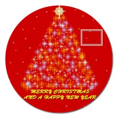 Merry Christmas magnet - 5   - Magnet 5  (Round)