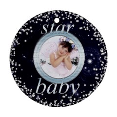 Star Baby Round ornament - Ornament (Round)