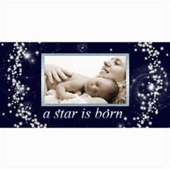 A Star is Born Birth Announcement Card - 4  x 8  Photo Cards