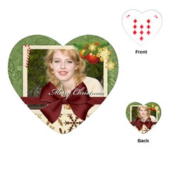 xmas - Playing Cards Single Design (Heart)