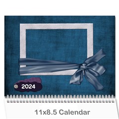 Lavender Rain Calendar - Wall Calendar 11  x 8.5  (12-Months)