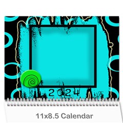 2024 WiLd ChILd - Wall Calendar 11  x 8.5  (12-Months)